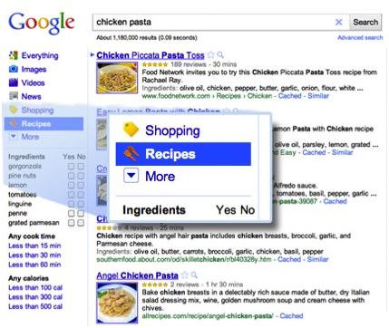 Cocinando con Google